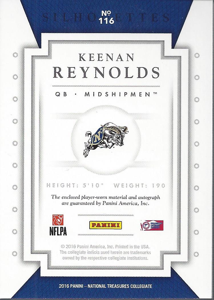 2016 Panini Treasures Collegiate Tarjeta de fútbol elige National
