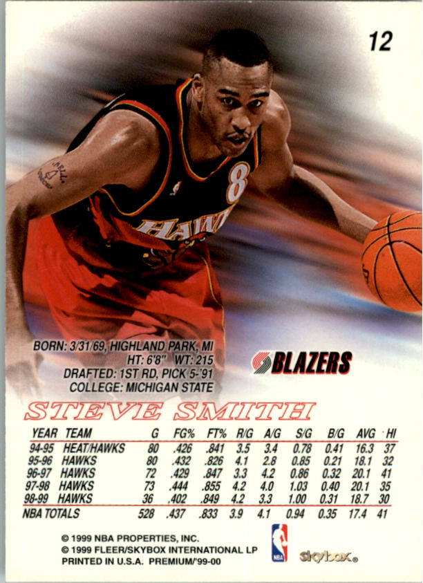 1999 00 SkyBox Premium Basketball Card Pick EBay