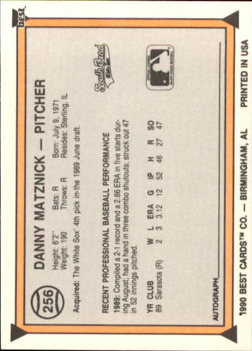 A4162 - You Pick 10+ FREE SHIP 1990 Best BB Minor League Card #s 201-324