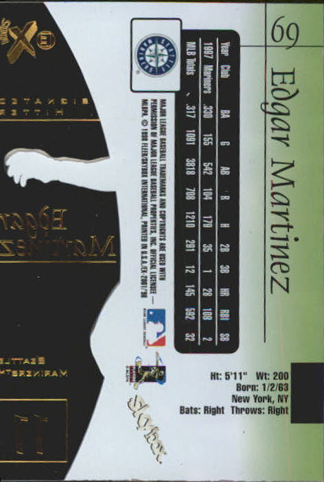 1998 E-X2001 Baseball Cards 1-100 +Inserts 10+ FREE SHIP - You Pick A3683