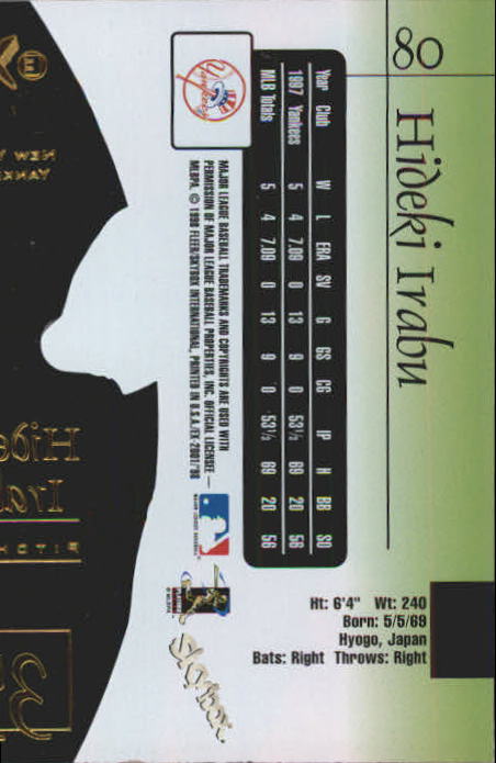 1998 E-X2001 Baseball Cards 1-100 +Inserts 10+ FREE SHIP - You Pick A3683