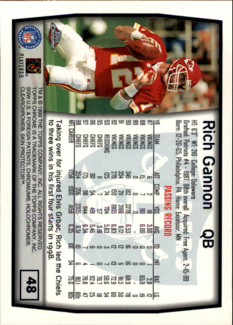 1999 Topps Chrome Football EBay