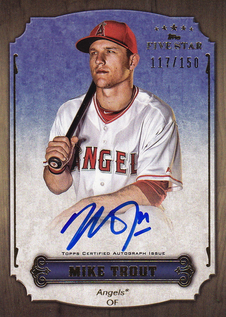 Mike Trout's MLB career makes him Topps in baseball card world