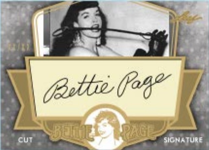 BETTIE PAGE PHONE CARD Photo Image 