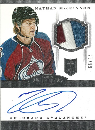 Nathan MacKinnon Colorado Avalanche Autographed 2020 NHL Stadium