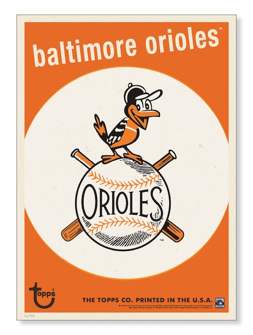 Topps' latest wall art series takes a look back at vintage MLB logos -  Beckett News