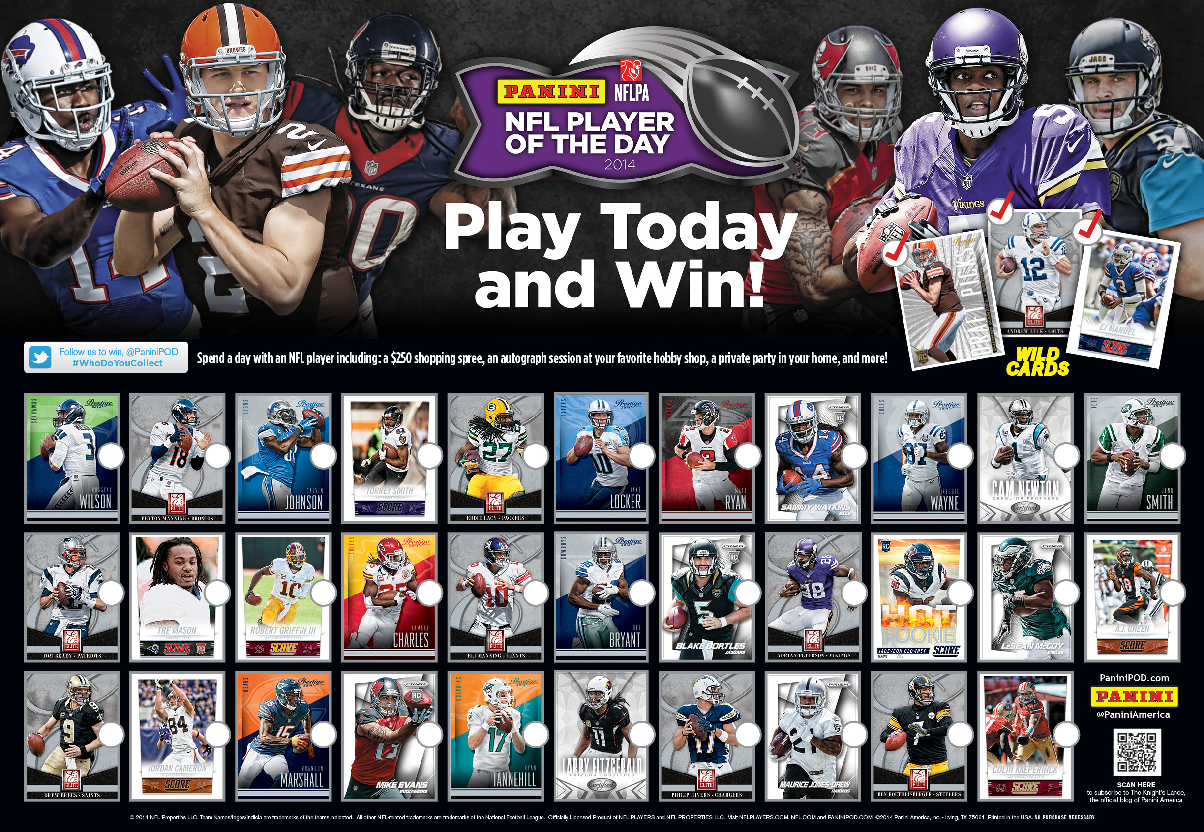 Panini NFL Player of the Day Promotion Kicks Off Beckett News