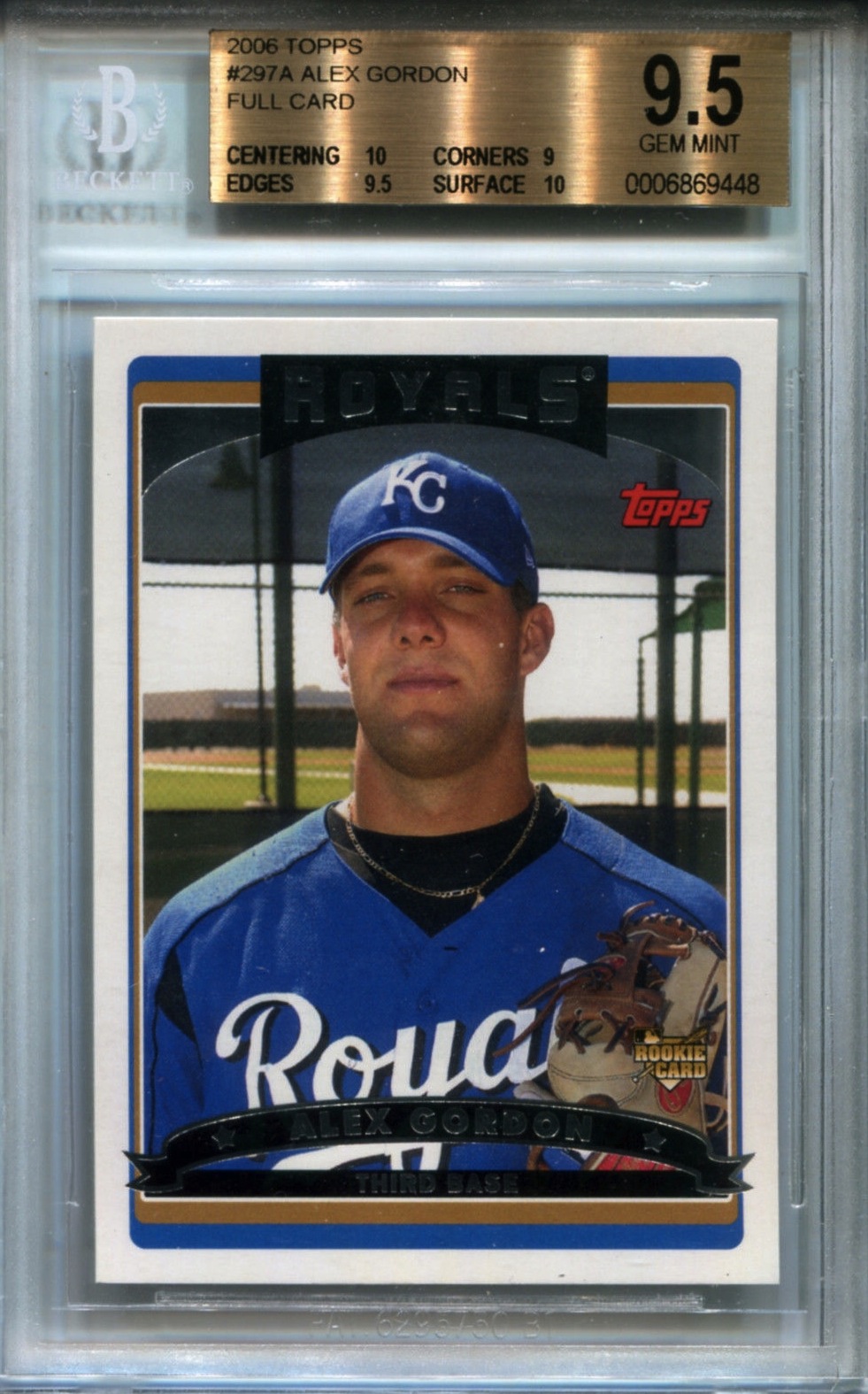 Topps Alex Gordon Kansas City Royals Baseball Sports Trading Cards