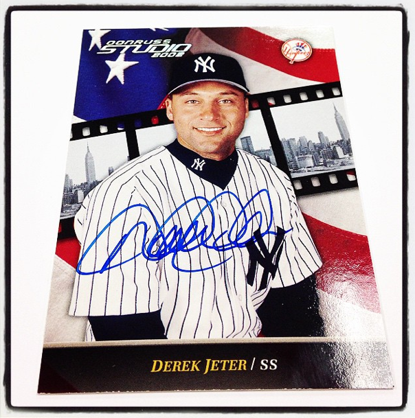 DEREK JETER SIGNED AUTOGRAPHED BECKETT MAGAZINE NEW YORK YANKEES