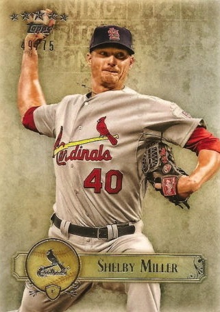 Shelby Miller 2013 Topps Rookie #305 St. Louis Cardinals Baseball Card