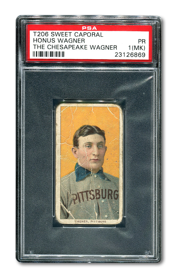 Rare 1909 Honus Wagner baseball card up for auction