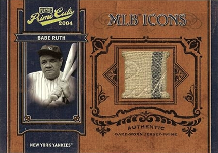 Babe Ruth game used - Blowout Cards 