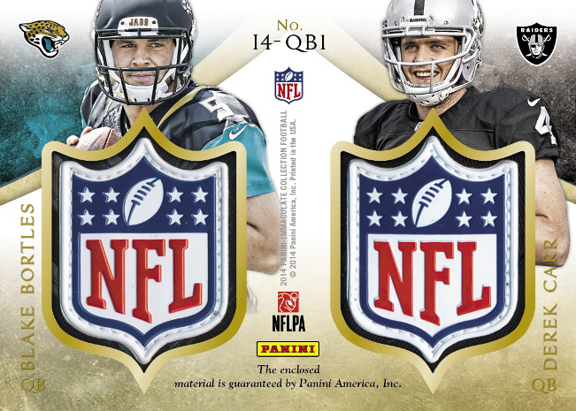 2014-15 Panini Immaculate Collection Patches Autographs