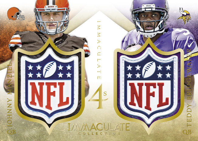 2015 Panini Immaculate Football Immaculate Dual NFL Shields - Beckett News