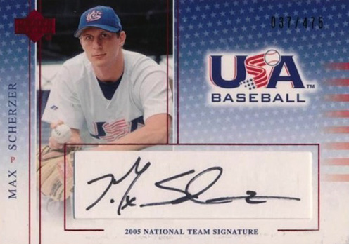 Top 5: Early Max Scherzer cards to own - Beckett News