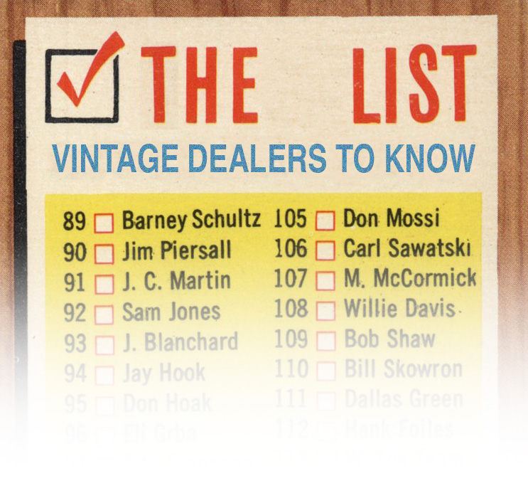 The List: Vintage Dealers to Know - Beckett News