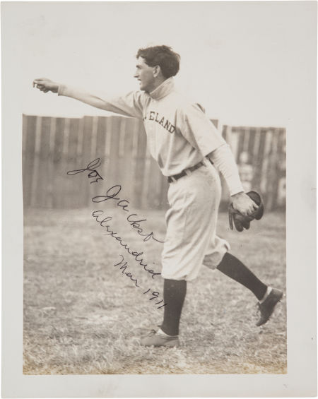 Shoeless Joe Jackson signature among baseball memorabilia in auction