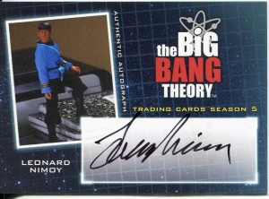 Nimoy Big Bang Theory Auto