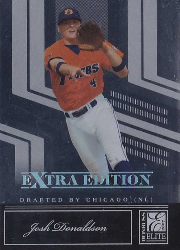 Josh Donaldson #44 Auburn Tigers Collegiate 2016 Panini Trading Card