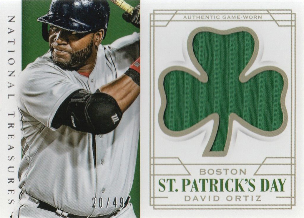 David Ortiz Game-Worn & Autographed Red Sox St. Patrick's Day Jersey