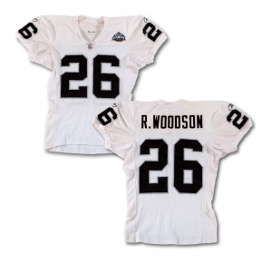 Woodson's 2002 Game-Worn Raiders, SB 37 Jersey