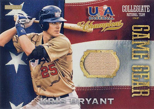 Kris Bryant Chicago Cubs Autographed 2014 Bowman Prospects MLB 1st Paper #BP25 Beckett Fanatics Witnessed Authenticated 10 Card