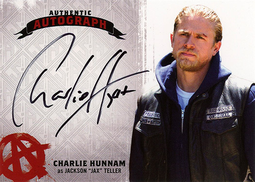 CHARLIE HUNNAM SONS OF ANARCHY SIGNED PHOTO PRINT AUTOGRAPH JAX TELLER SOA 