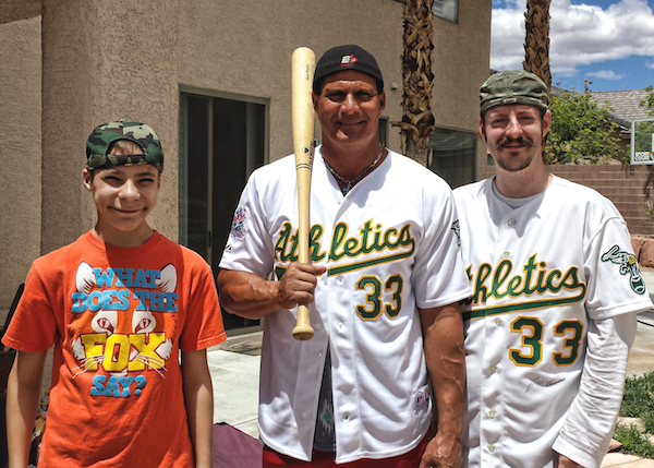 Jose Canseco Juiced Autographed Texas Custom Baseball Jersey - BAS