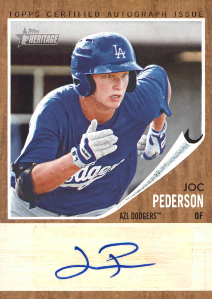 Joc Pederson Signed Baseball, Autographed Joc Pederson Baseball