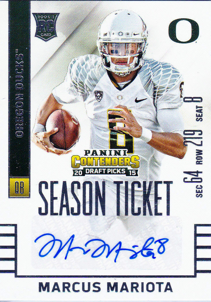 Panini Authentic Unveils a Limited Quantity of Marcus Mariota