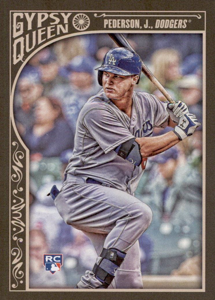 2015 Topps Chrome JOC PEDERSON #129 Rookie Card Los Angeles Dodgers