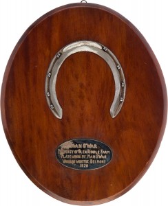1920 Man o' War Horseshoe Worn in Belmont Stakes Victory $26,290 Image courtesy Heritage Auctions, HA