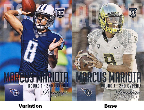 2015 Panini Prestige Football Variations Marcus Mariota