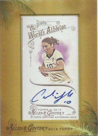 アメリカ代表　カーリーロイド 証明書直筆サイン入りフォト Carli Lloyd アメリカ代表 カーリーロイド 証明書直筆サイン入りフォト Carli