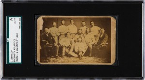 Circa 1860 Brooklyn Atlantics Baseball Card, SGC Authentic