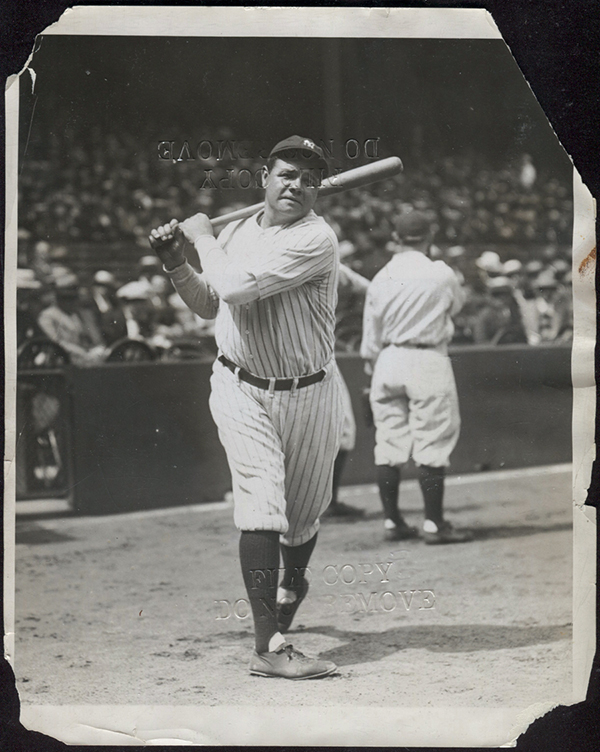 1927 Charles Conlin Babe Ruth Photo 1933 Goudey