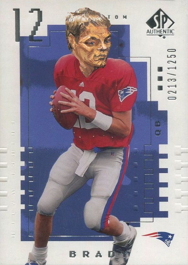 2000 SP Authentic Tom Brady Courtroom Sketch