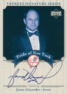 Jason Alexander Seinfeld Autographed New York Yankees Replica