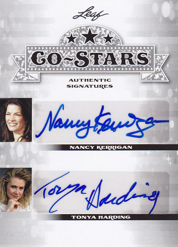 2013 Leaf Pop Centruy Co-Stars Nancy Kerrigan Tonya Harding Autograph