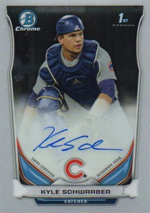 2014 Bowman Chrome Draft Prospect Autograph Kyle Schwarber