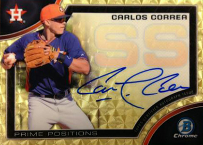 Carlos Correa 2015 Topps Update Baseball Autograph Rookie Card