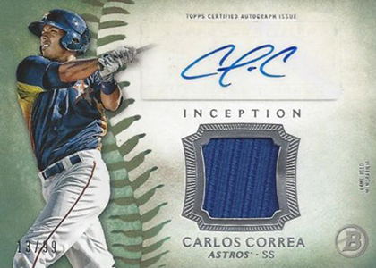 Jumbo 2015 Topps Chrome Carlos Correa autograph arrives as online exclusive  - Beckett News