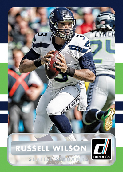 2015 Donruss Football Base Russell Wilson