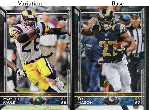 2015 T FB Var 229 Marshall Faulk