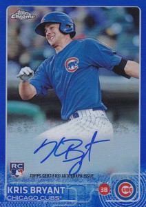 2015 TCH BB Rookie Auto Blue Kris Bryant