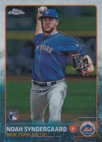 Noah Syndergaard 2015 Topps Chrome #US157 Bubbles Refractor