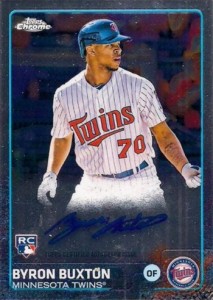 2015 Topps Chrome Rookie Autographs Byron Buxton