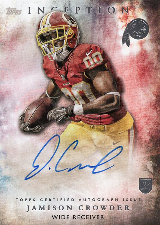 2015 Topps Inception Football Jamison Crowder Autograph 550