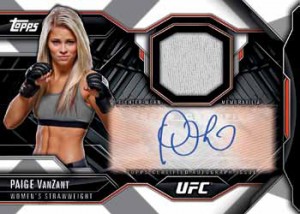 2015 Topps UFC Chronicles Autograph Relic