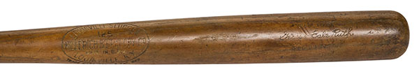 Babe Ruth Game-Used Bat